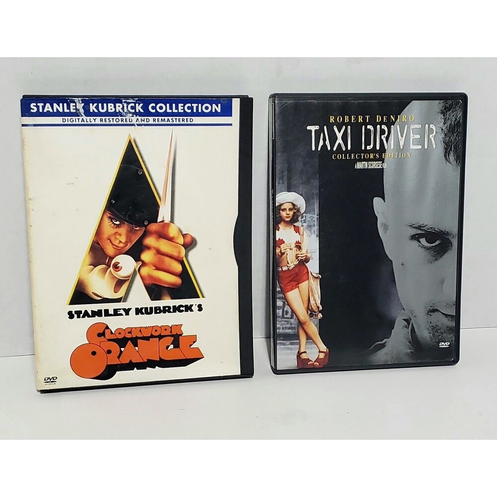 Kubrick & Scorsese DVD Lot | Clockwork Orange + Taxi Driver | Cult Classics